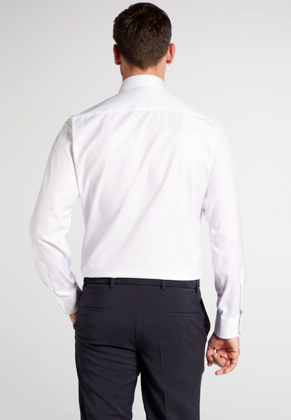Eterna Modern Fit: chemise à manches longues - blanc (00)