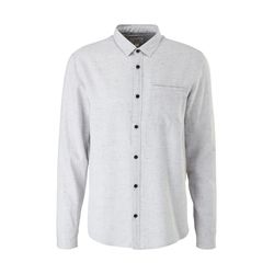 Q/S designed by Extra Slim: Melange shirt - white (01W0)