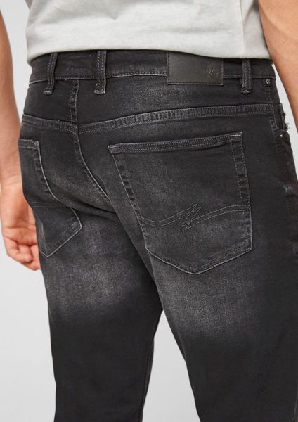 Q/S designed by Slim Fit: Slim leg jeans - Rick - gray (97Z4)