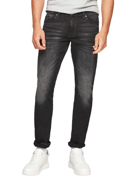 Q/S designed by Slim Fit: Slim leg-Jeans - Rick - grau (97Z4)