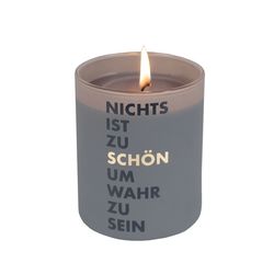 Räder Scented candle (Ø7,5x9,5cm) - gray (NC)