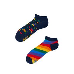 Many Mornings Socks - Over the rainbow - gold/red/blue (00)