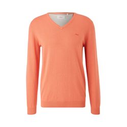 s.Oliver Red Label Regular fit: fine knit sweater - orange (2371)