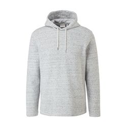 s.Oliver Red Label Hoodie with a textured pattern - gray (03W2)