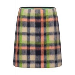 Street One Skirt in check design - beige (33548)