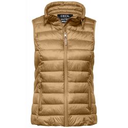 Cecil Quilted outdoor vest - beige (13420)
