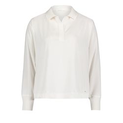 Betty & Co Blouse shirt with shirt collar - white (1014)