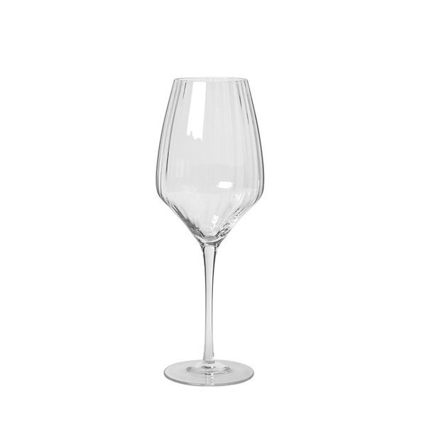 Broste Copenhagen Red wine glass SANDVIG (Ø9,4x26cm) - white (00)