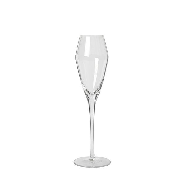 Broste Copenhagen Champagne glass SANDVIG (Ø6,6x25,7cm) - white (00)