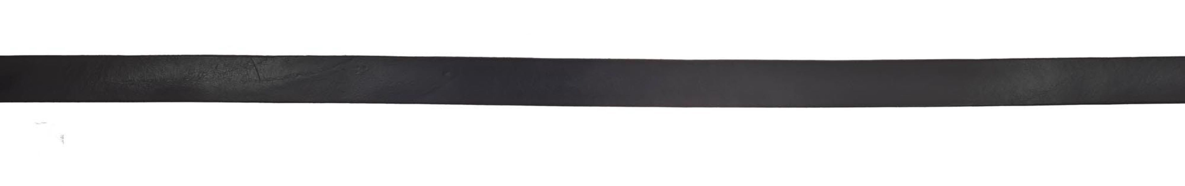 Vanzetti Ceinture en cuir avec boucle en métal - noir (0790)