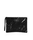 WOUF Pouch bag BLACK FLOWERS - white/black (00)