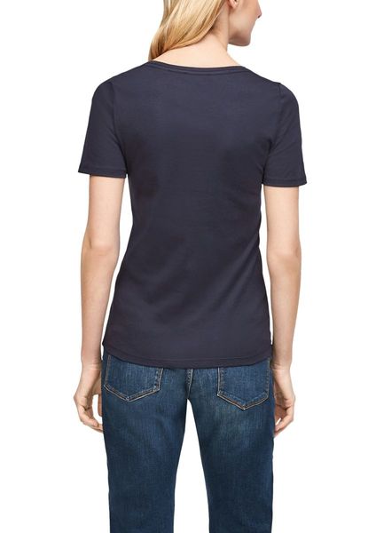 s.Oliver Red Label Slim fit : chemise en jersey - bleu (5959)