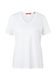 s.Oliver Red Label Slim fit : T-shirt en coton - blanc (0100)
