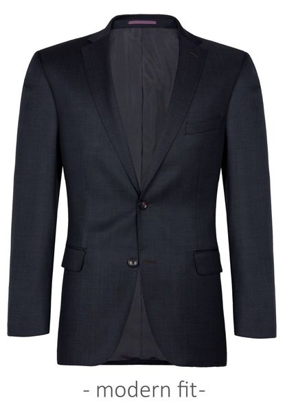 Carl Gross Modern fit: Business jacket Shane - blue (63)