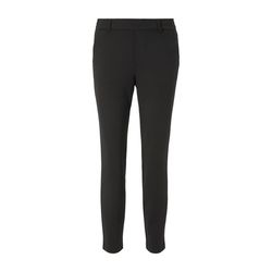 Tom Tailor Denim Relaxed fit trousers with elastic waistband - black (14482)