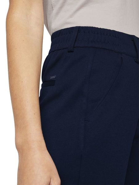 Tom Tailor Denim Relaxed fit trousers with elastic waistband - blue (10668)