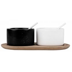 Räder Table spices (20x10cm) - white/black (NC)