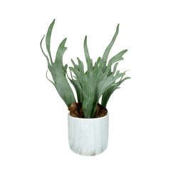 Pomax Kunstpflanze - weiß/grün (GRE)