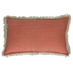 Pomax Pillow with fringes - beige (PIN)