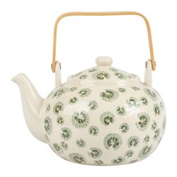 SEMA Design Teapot (20,5x15x13cm) - white/green (00)