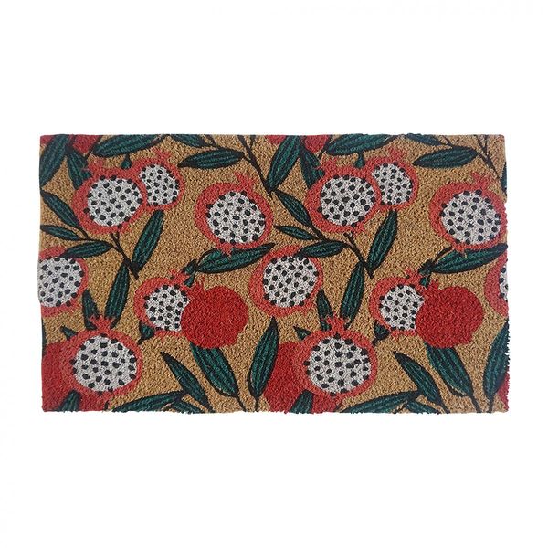 SEMA Design Fußmatte aus Kokos (73x43cm) - rot/grün/beige (00)