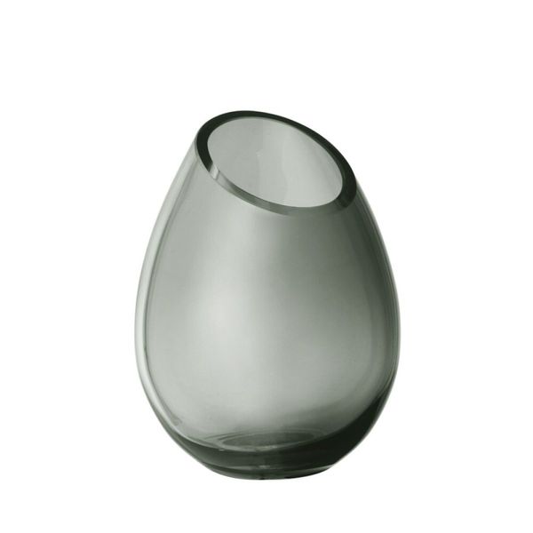 Blomus Vase S DROP (Ø12,5x16,5cm) - gris (00)