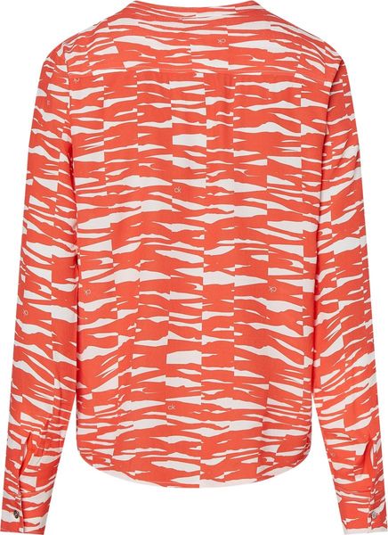 Calvin Klein Long sleeve blouse - orange/white (0KQ)