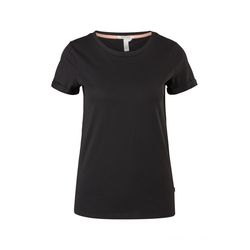Q/S designed by Regular fit: Basic T-Shirt - schwarz (9999)