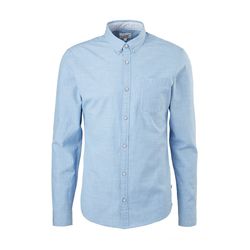 Q/S designed by Extra Slim Fit: chemise à manches longues - bleu (53W0)
