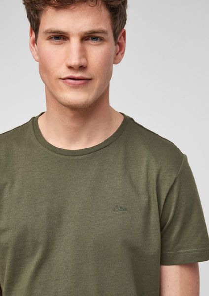 s.Oliver Red Label Regular fit : T-shirt basique - vert (7940)