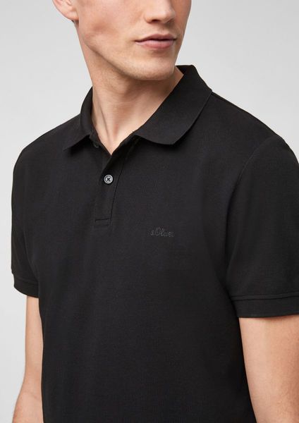 s.Oliver Red Label Regular fit: Polo shirt - black (99A1)