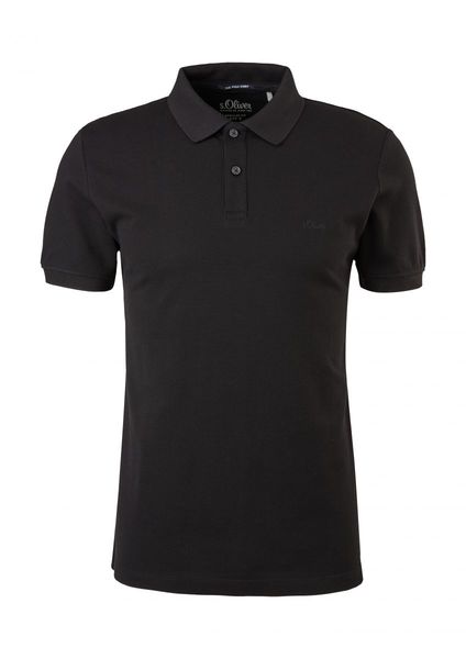 s.Oliver Red Label Regular fit: Polo shirt - black (99A1)