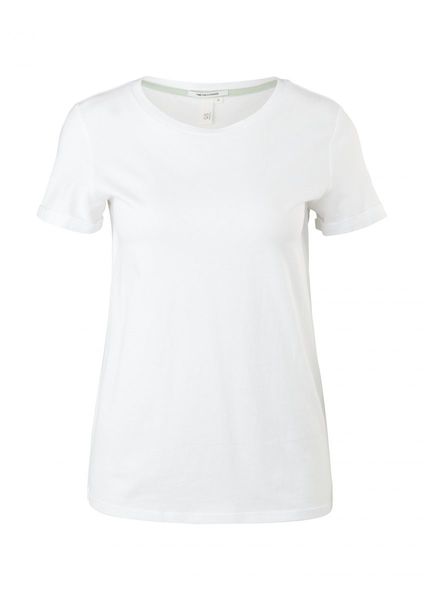 Q/S designed by Regular fit : T-shirt basique - blanc (0100)