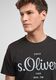 s.Oliver Red Label Regular fit: T-shirt with label print - black (9999)