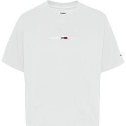 Tommy Jeans Shirt with logo print - white (YBR)