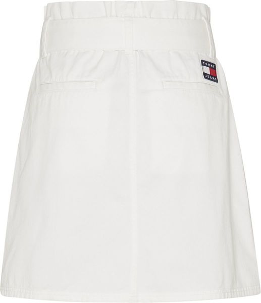 Tommy Jeans Utility mini skirt with Tommy badge - white (YBR)