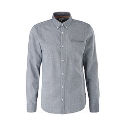 Q/S designed by Extra Slim Fit: chemise à manches longues - bleu (58W0)