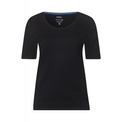 Cecil T-shirt bio Lena - noir (10001)