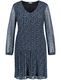 Samoon Paisley print plissé dress - blue (08102)
