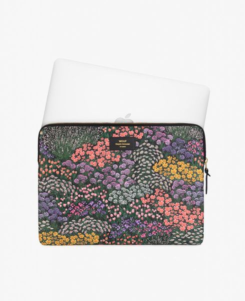 WOUF Laptop bag MEADOW 15" - pink/purple/green (00)