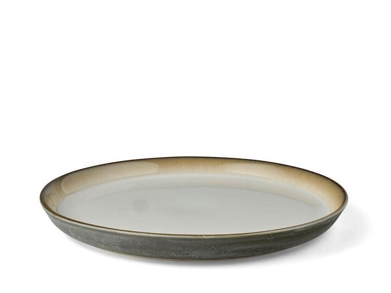 Bitz Dinner plate (Ø27cm) - white/black (00)