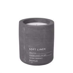 Blomus Scented candle (Ø9x11cm) - Soft Linen - Fraga - gray (00)