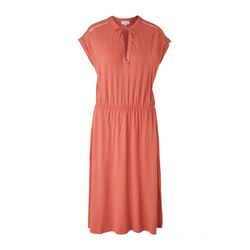 s.Oliver Red Label Material mix dress with a tie - orange (2807)