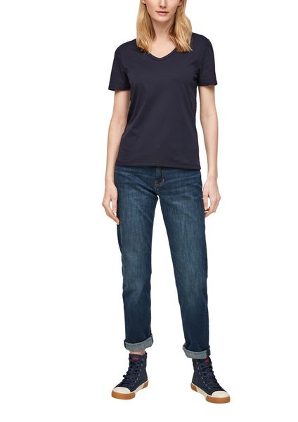s.Oliver Red Label Slim fit: cotton t shirt - blue (5959)