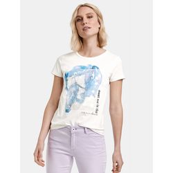 Taifun T-shirt with print - white (09702)