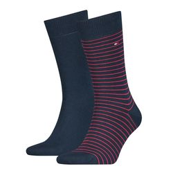 Tommy Hilfiger Striped socks - red/blue (085)