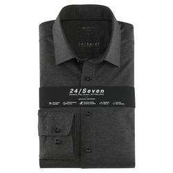 Olymp Modern Fit: long sleeve shirt - gray (67)