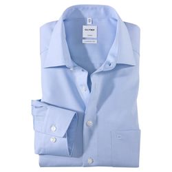 Olymp Comfort Fit : shirt - blue (11)