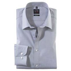 Olymp Chemise d'affaires - Manches extra-longues - gris (60)