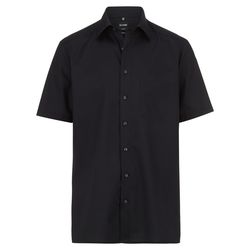 Olymp Modern fit: short sleeve shirt - black (68)